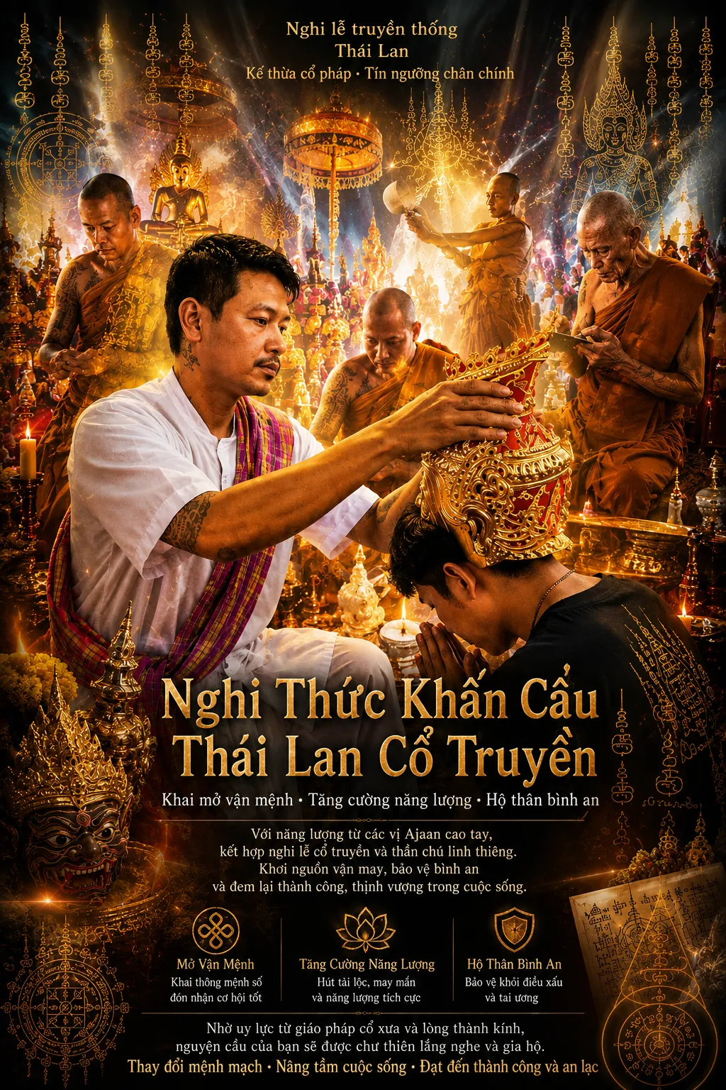 Nghi Lễ Gia Trì Cổ Truyền Thái Lan