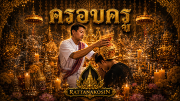 Ảnh minh hoạ nghi lễ Krob Kru (ครอบครู)
