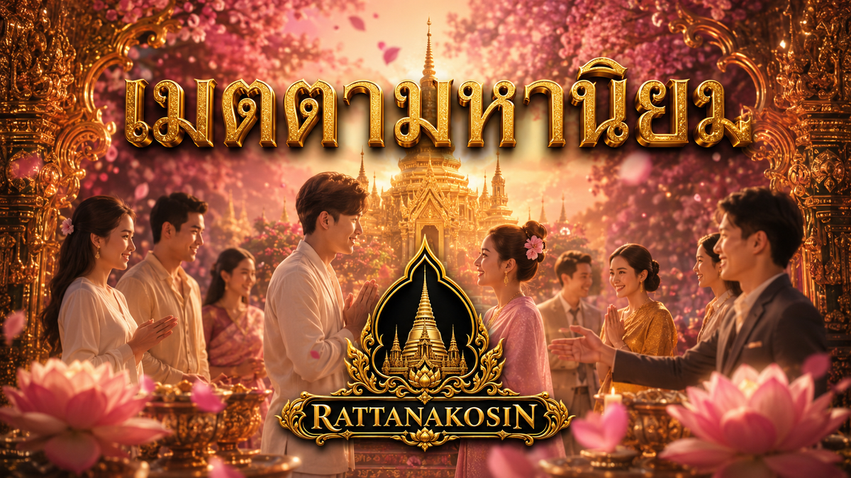 Ảnh minh hoạ nghi lễ Metta Mahaniyom (เมตตามหานิยม)