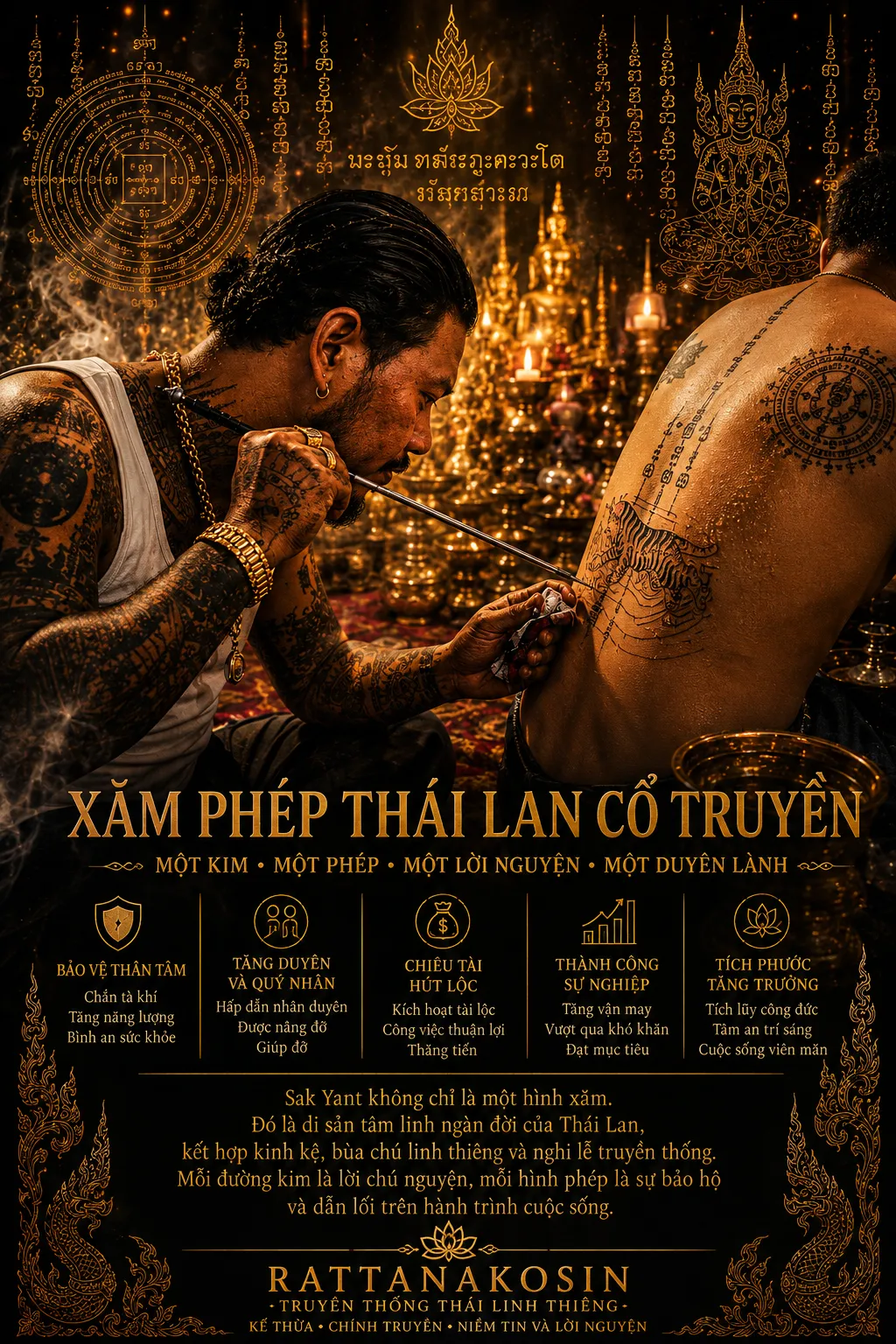 Sak Yant Truyền Thống Thái Lan